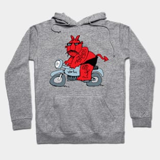 Devil on two wheels Hoodie